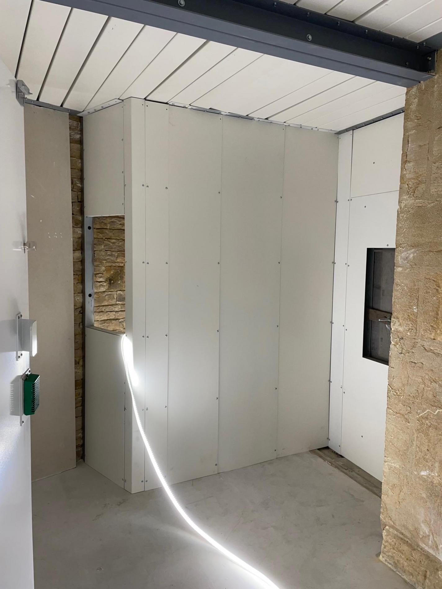 Enceinte blind&eacute;e